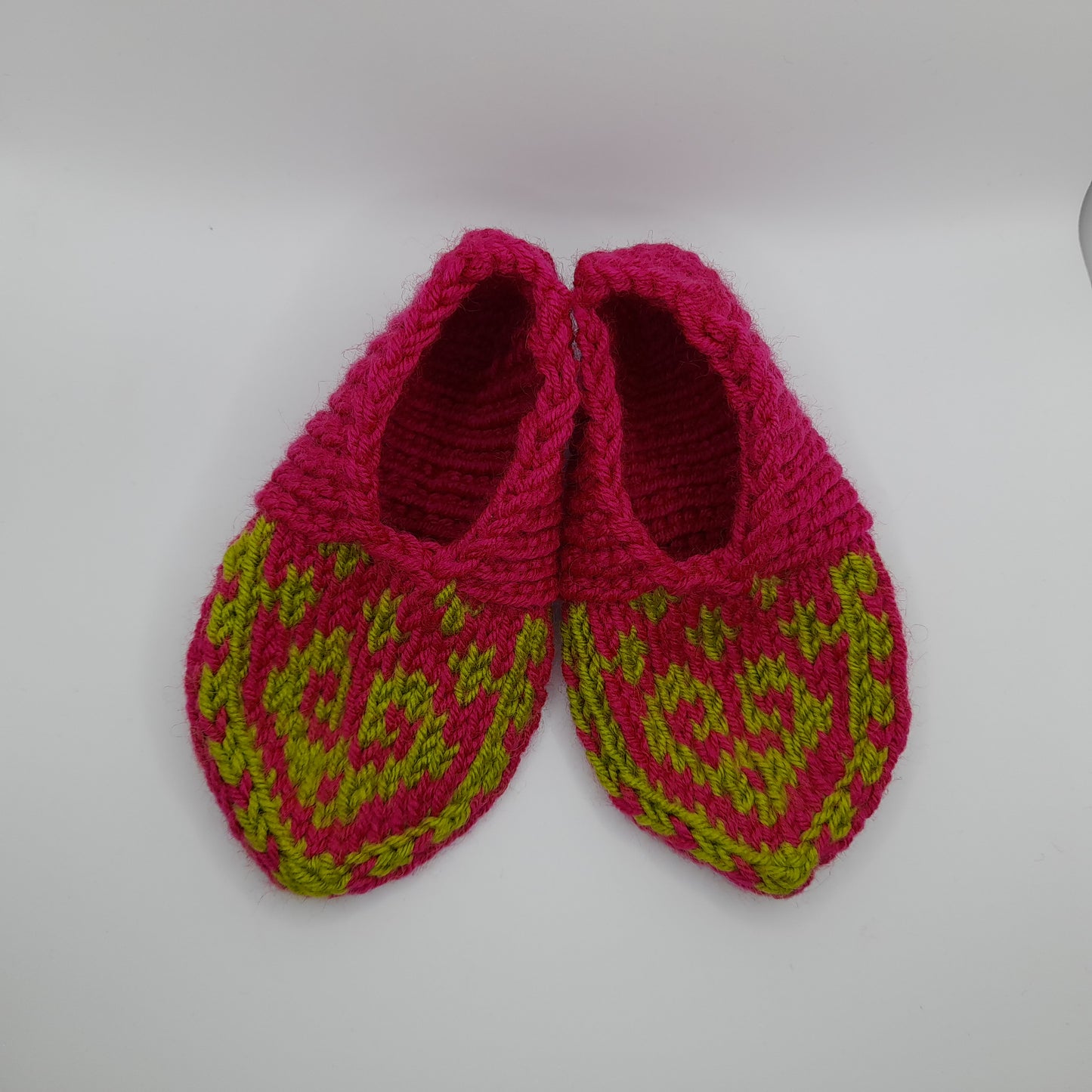 Hand-Knit Slipper Socks