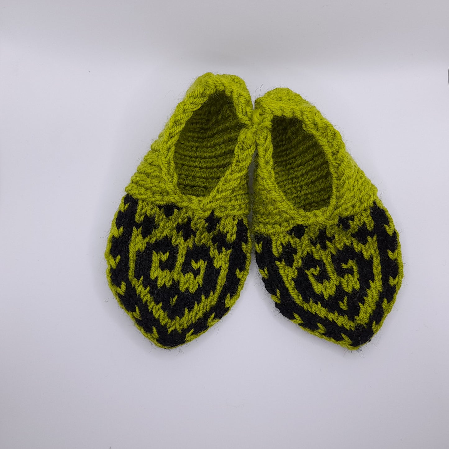 Hand-Knit Slipper Socks