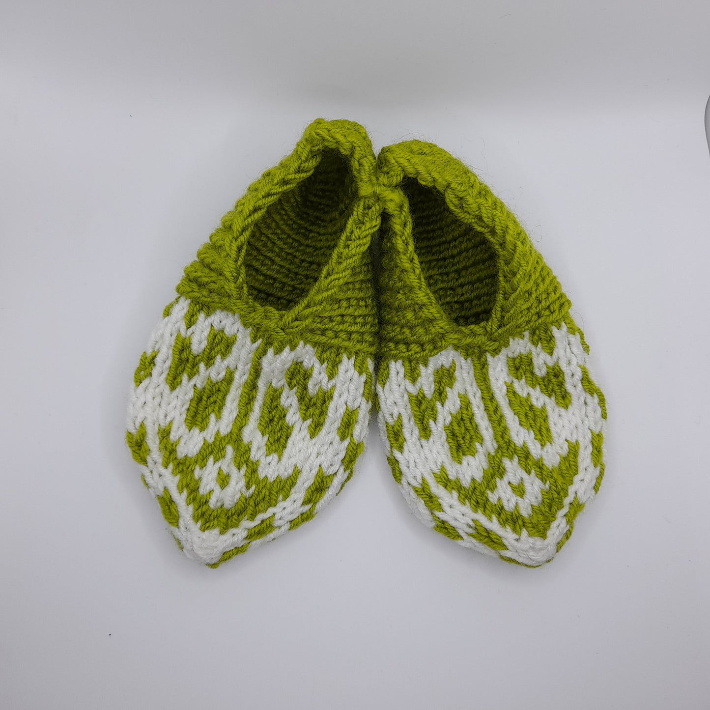 Hand-Knit Slipper Socks