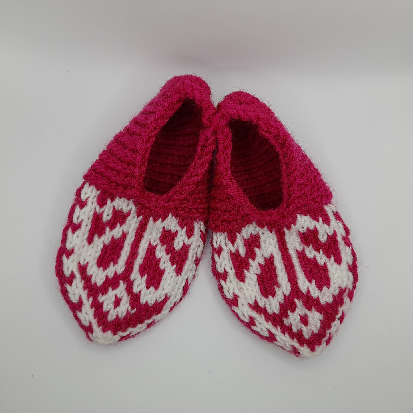 Hand-Knit Slipper Socks