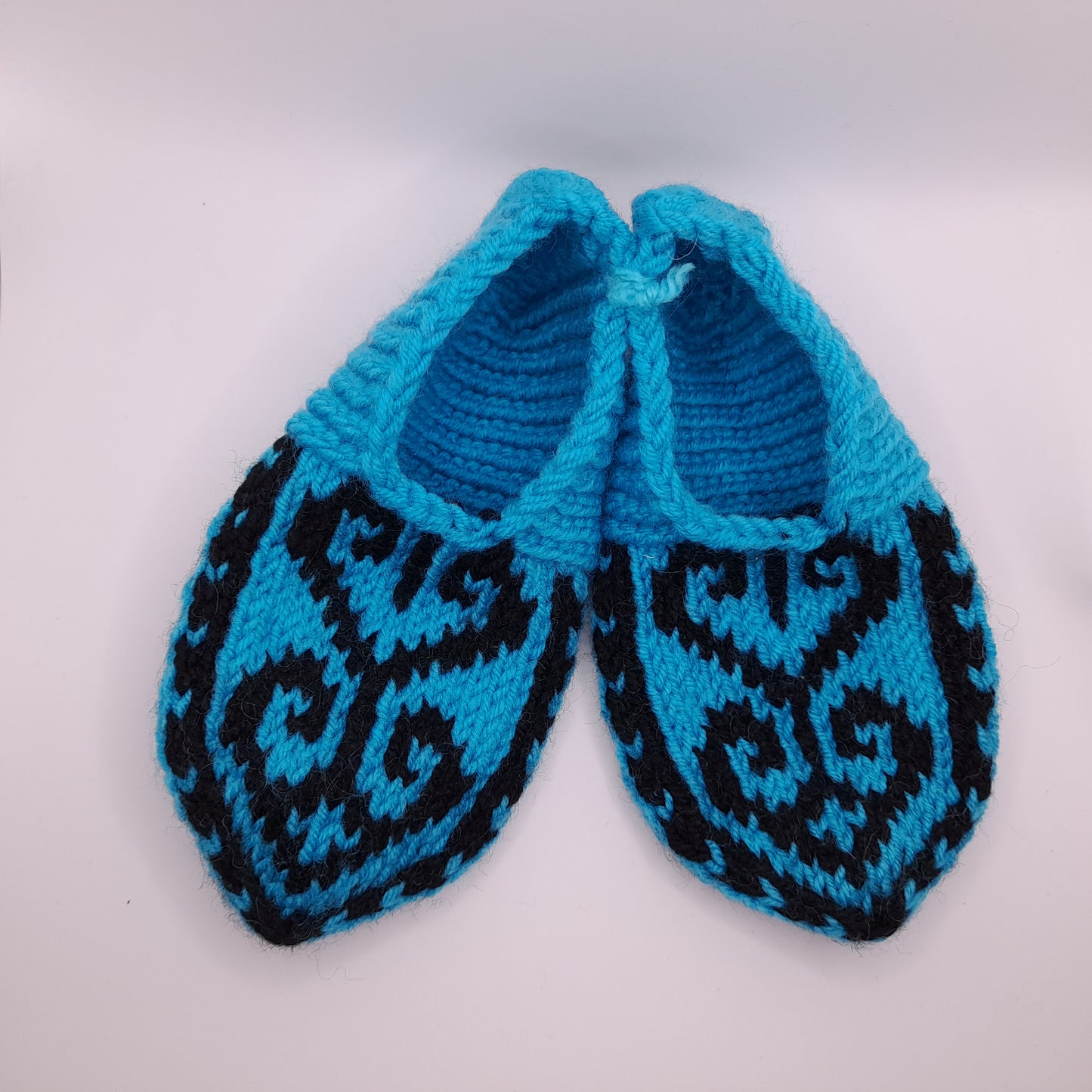 Hand Knit Slipper Socks