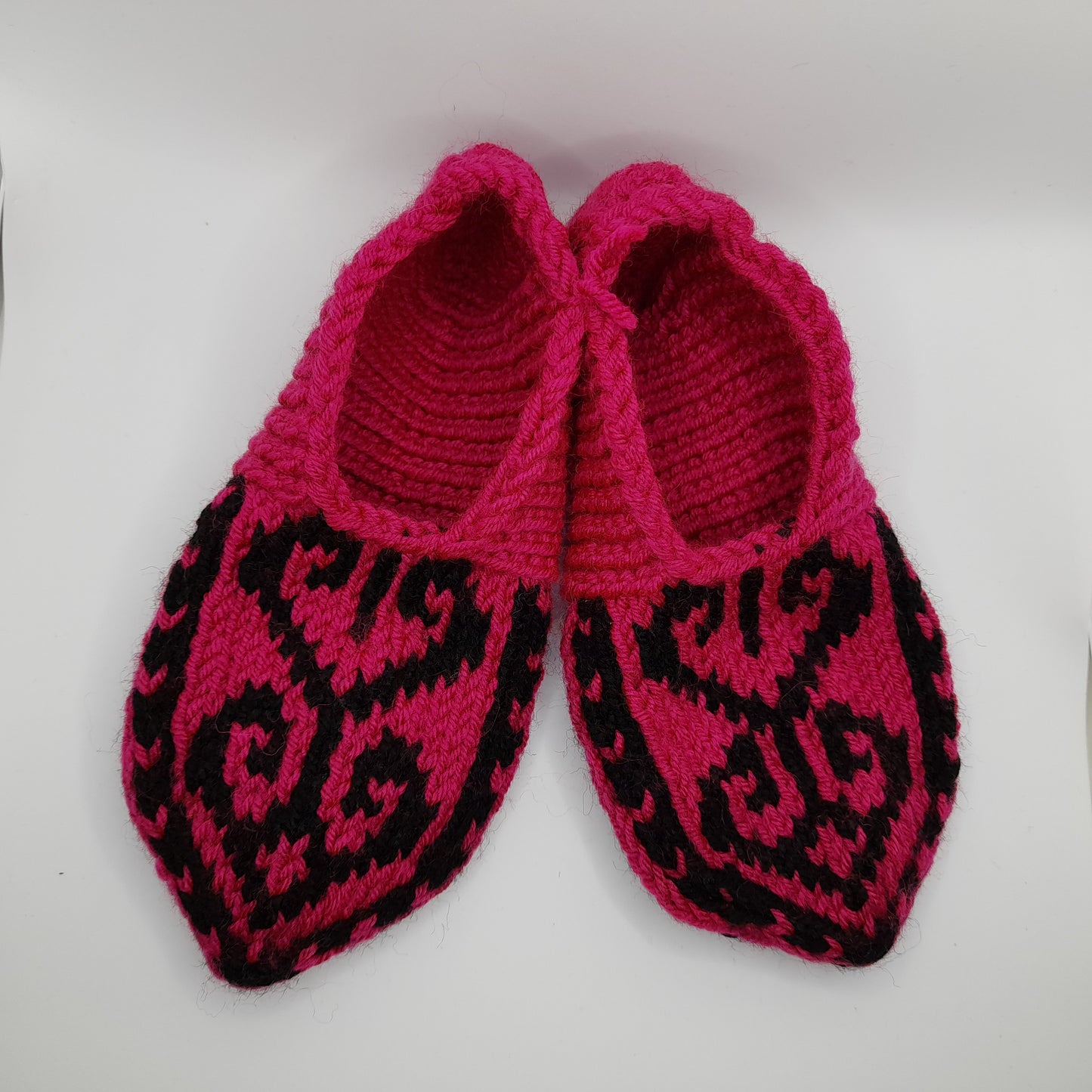 Hand Knit Slipper Socks