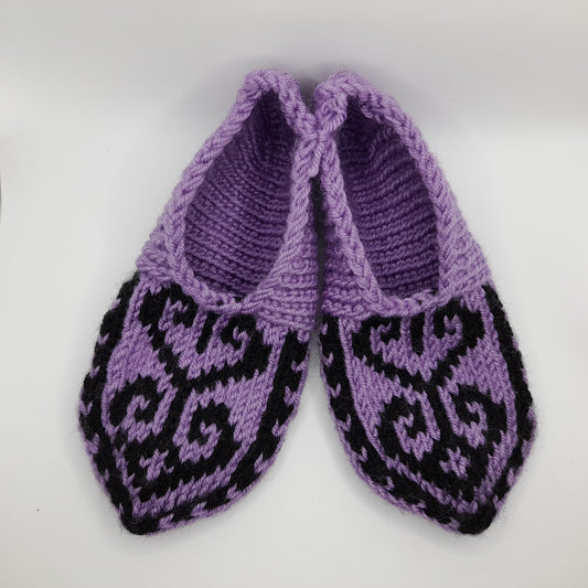 Hand Knit Slipper Socks