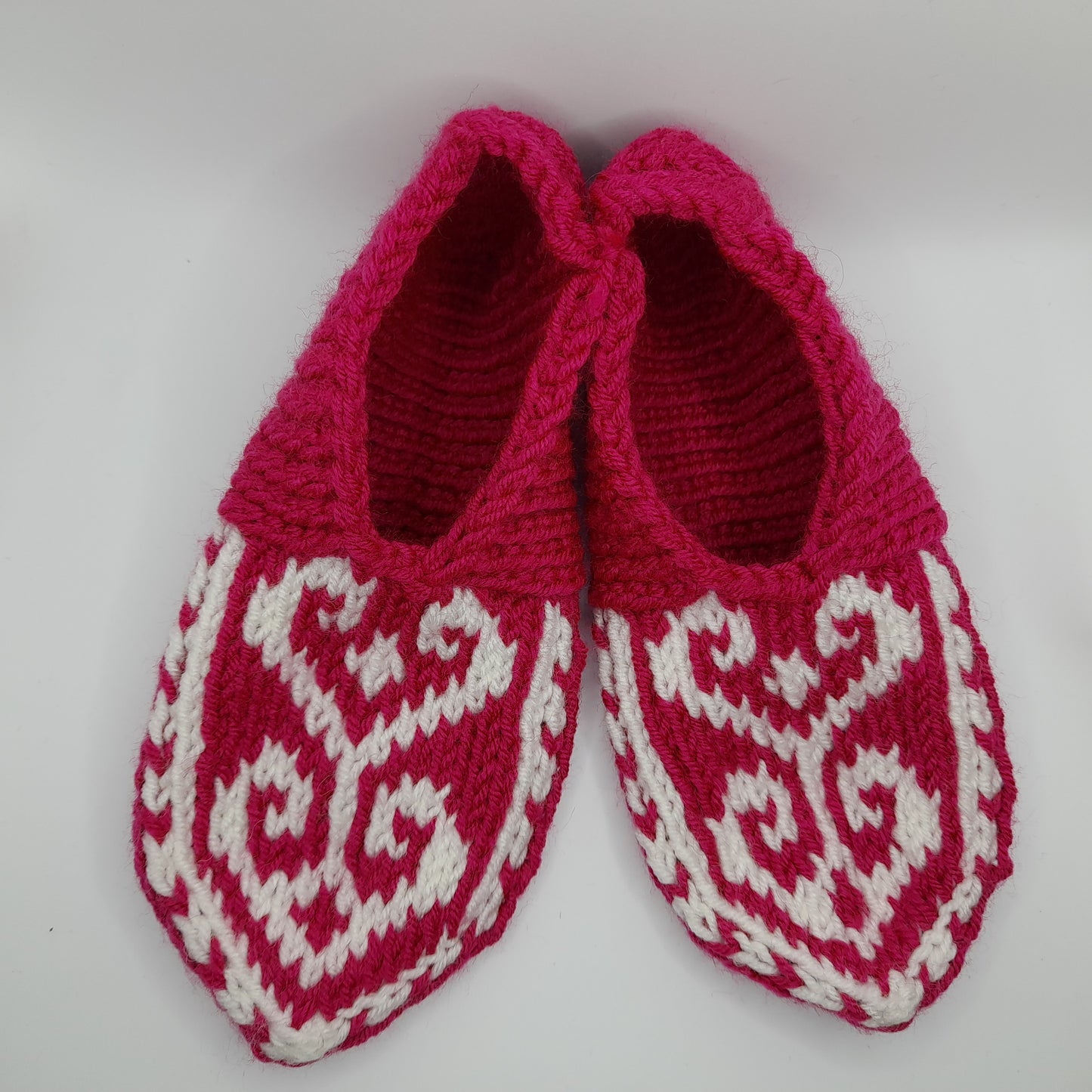 Hand Knit Slipper Socks