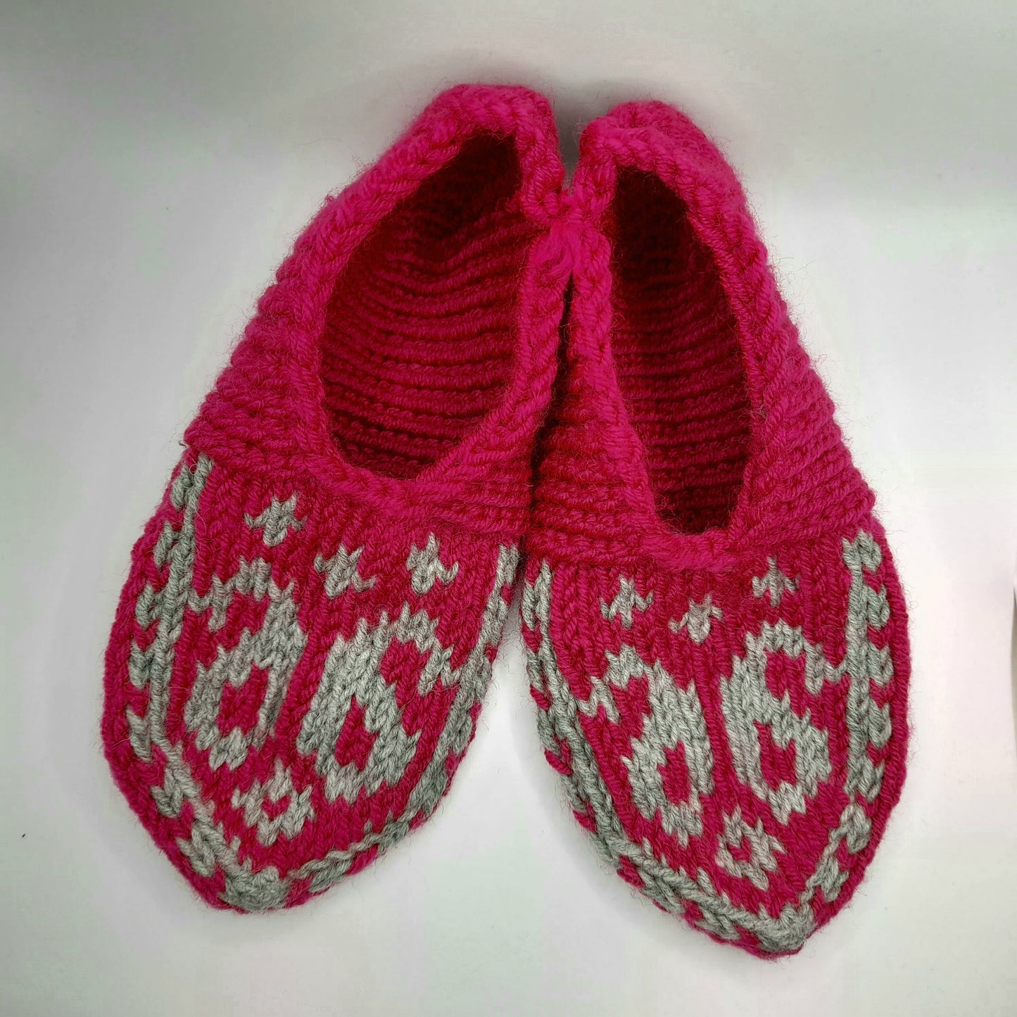 Hand Knit Slipper Socks