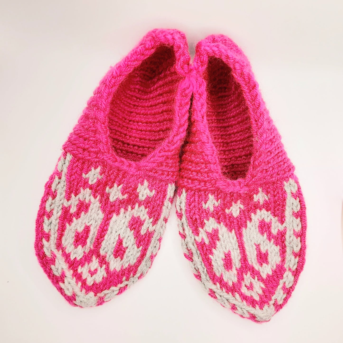 Hand Knit Slipper Socks